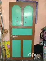 Single wood door