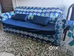 Title: Vintage 30-Year-Old 3 Seater Dubai-Made Sofa