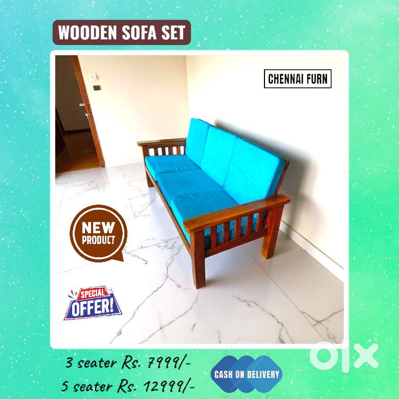 # Sofa set Wooden sofa sale New / 3/5 seater @ N52E