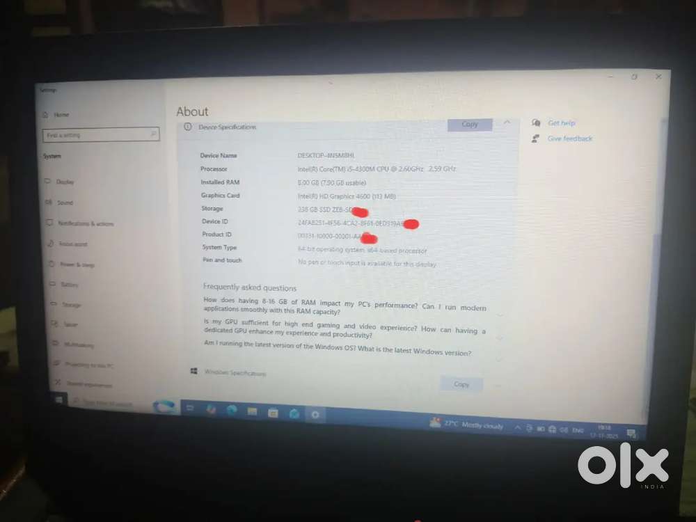 Lenovo ThinkPad laptop