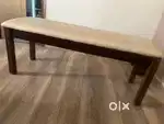 Selling Dining bench almost new bought from Home center