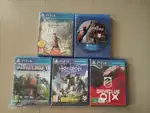 Spider man, odyssey, minecraft, Horizon, drive club