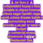 Independent house Flat Room Guest house PG Furnished Shop spa Godown