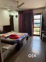 Available 3bhk fully furnished flat on patiala road Zirakpur