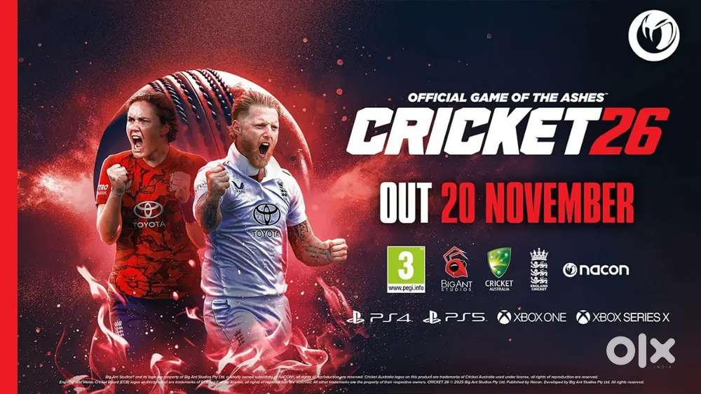 Cricket 26,Yotei,FC 26,Black Myth,Pokemon &All Games of PS5&4,Nintendo