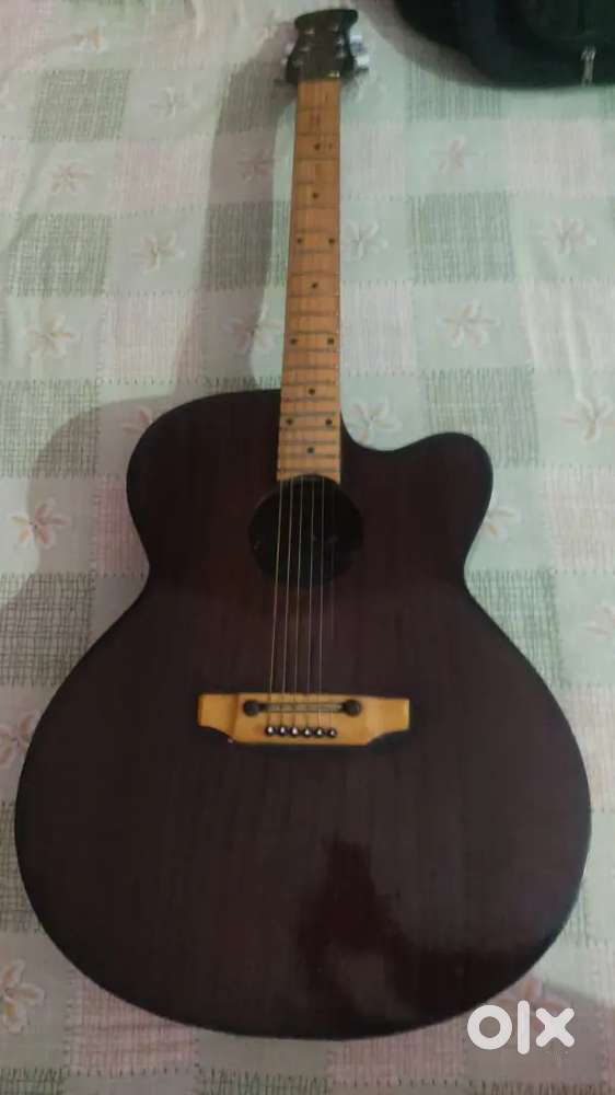 Acoustic guitar with all accessories
