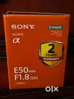 Sony E Mount E 50mm F1.8 OSS APS-C Lens (SEL50F18)
