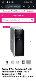 Cruise portable ac