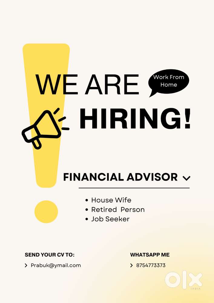 Opportunity for Housewives & Retired Persons!