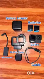 Gopro 9 Black with vlogging setup & accessories