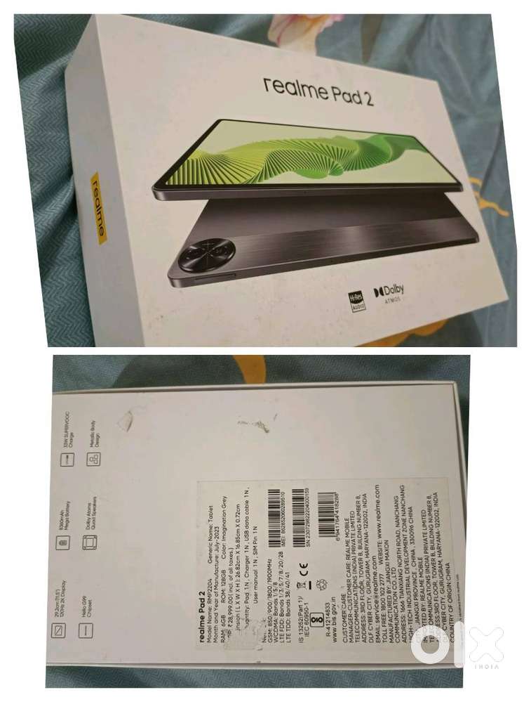 RealMe Tablet/Pad 8 months old in good condition without scratches