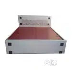 Friday price buying new double bed 3990, With box bed -6990/- EMI bhi