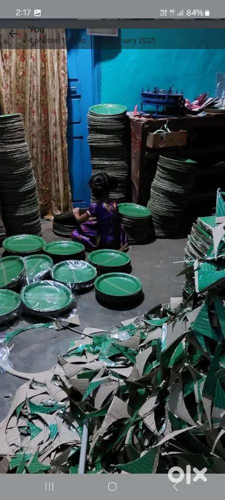 Paper plates mechine