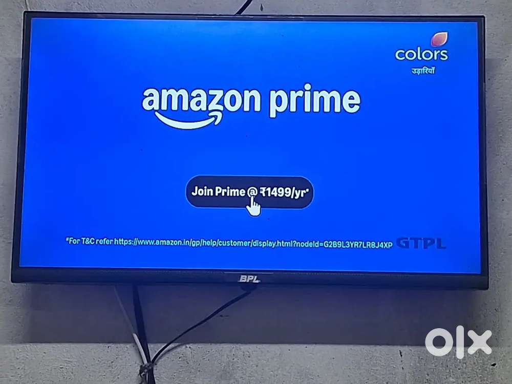 BPL LED 32IN TV ONLLY 8 MONTH RUNING