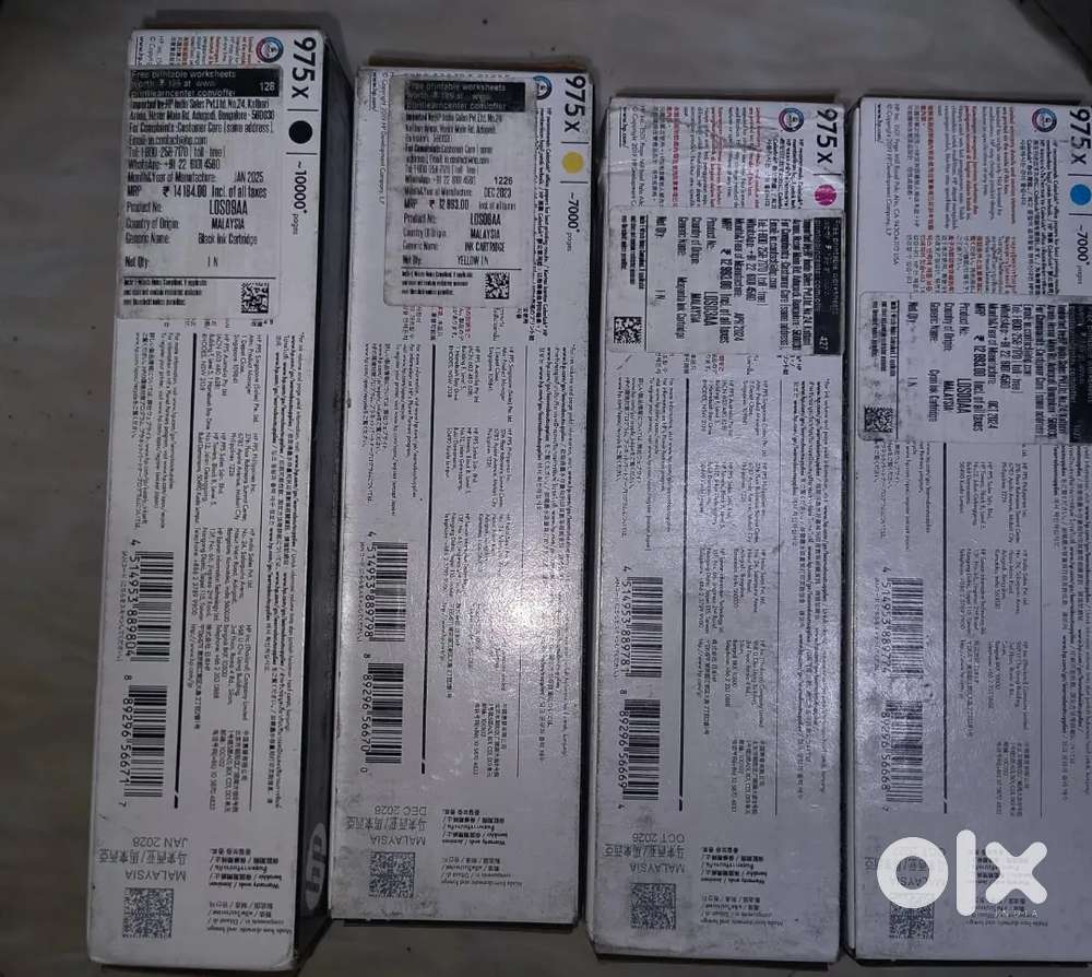 HP INK CARTRIDGES BRAND NEW