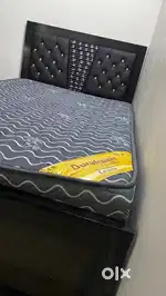 Single Wood diwan Bed with Storage + Orthopaedic mattress (included)