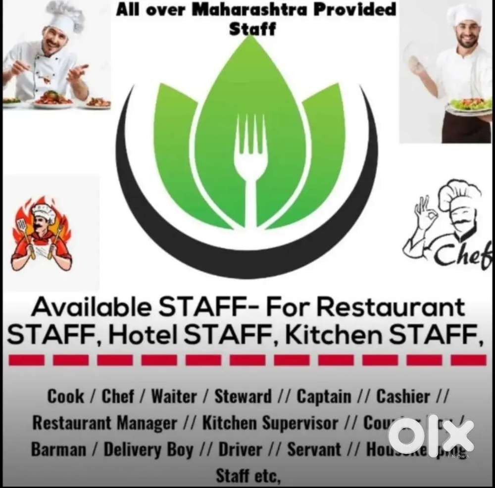 Required Hotel Staff / Restaurant Bar STAFF / Kitchen Staff -Pune