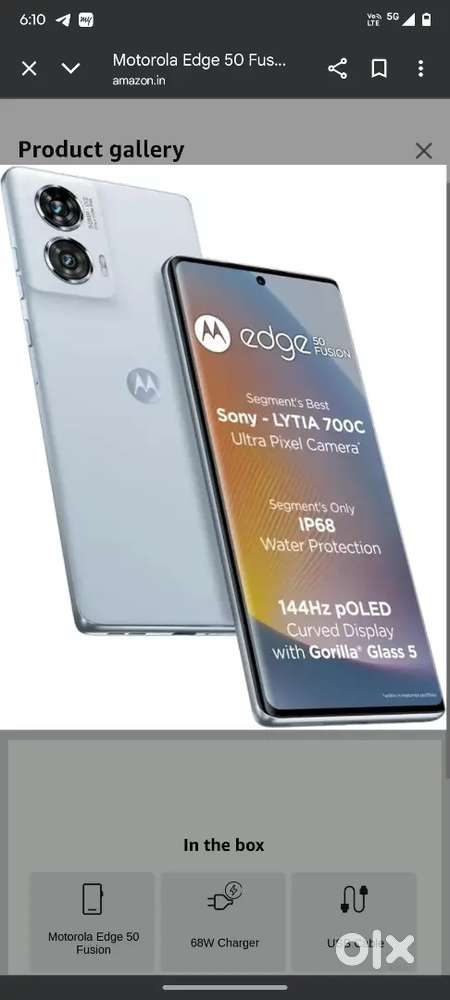 Motorola moto edge 50 fusion