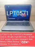 (LPT0571) Hp 15-AY019TU Notebook used laptop