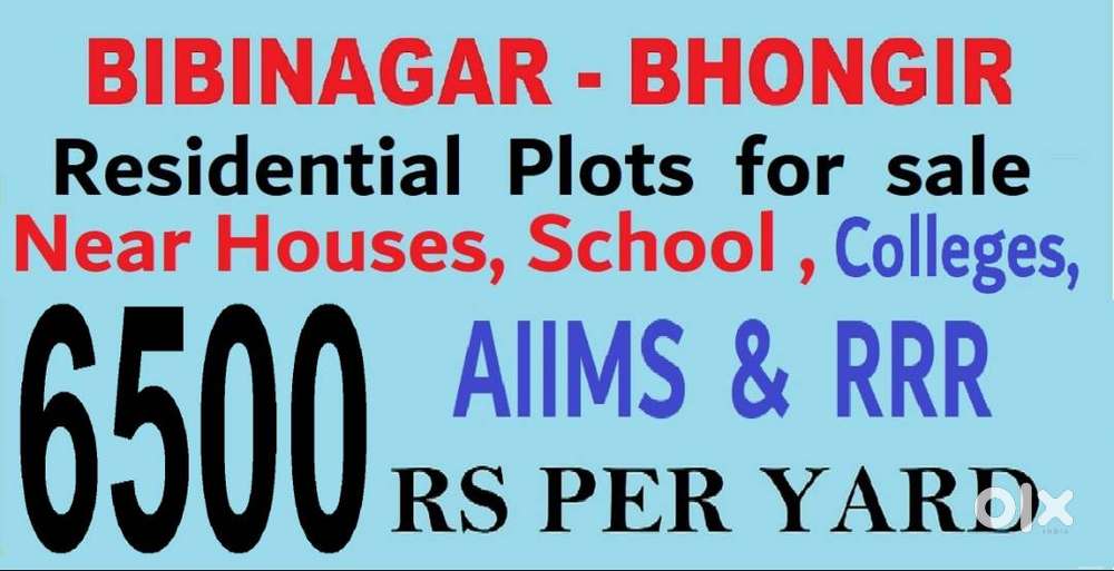 BHONGIR &  BIBINAGAR PLOTS FOR SALE NEAR AIIMS