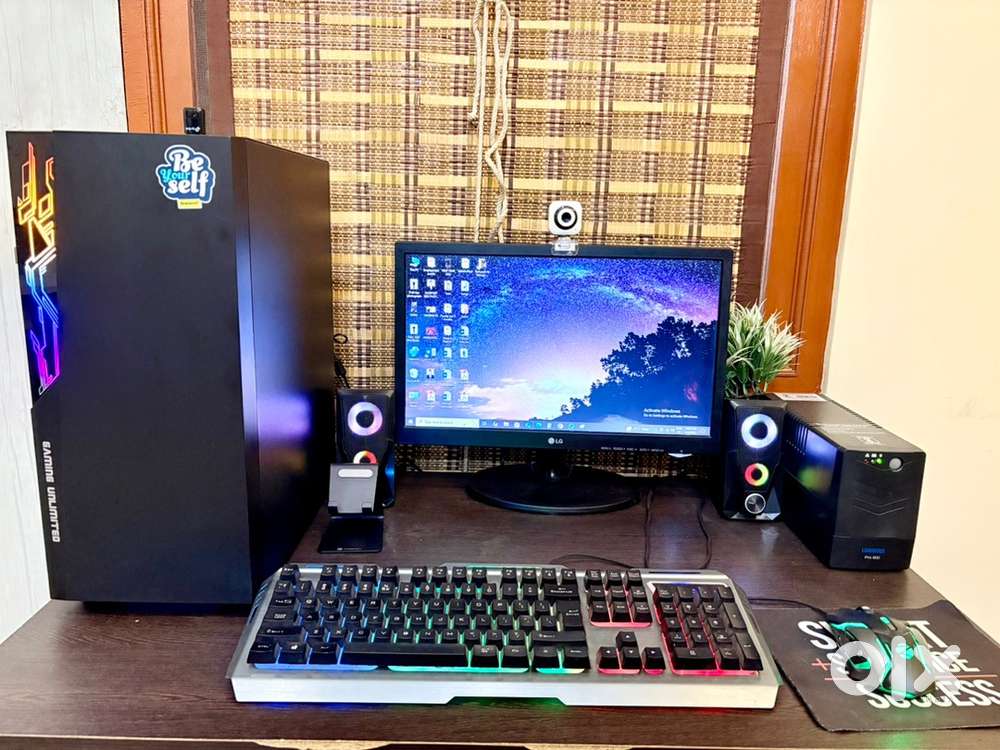 Complete PC setup i3processor  8GB RAM  500GB SSD.