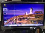 19’’ 22” dell bordless LCD LED MONITOR SCREEN single line on screen