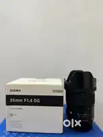 Canon mount Sigma 35mm F 1.4 lens