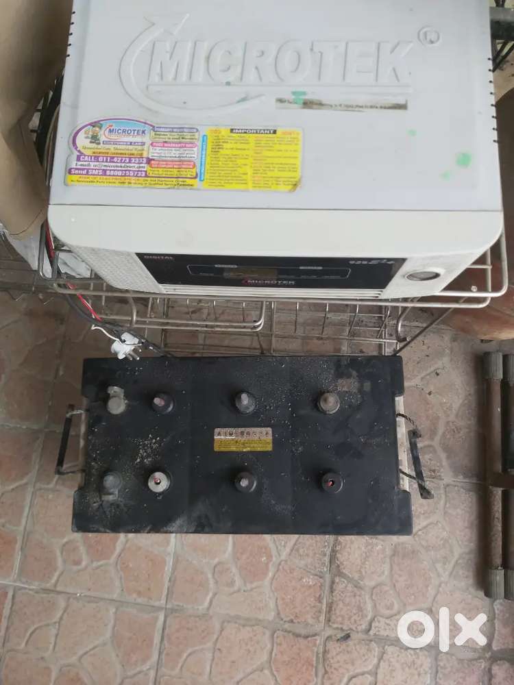 Microtek Inverter and Battery