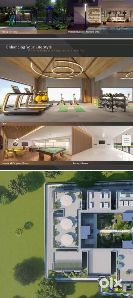 Gated community ₹8000/, 2bhk/3bhk/4bhk