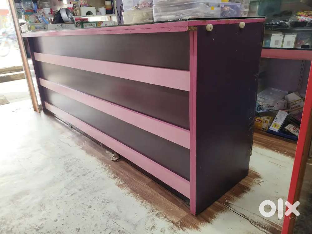 Shop counter and show case sales