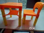 Kids table and chair in new condition