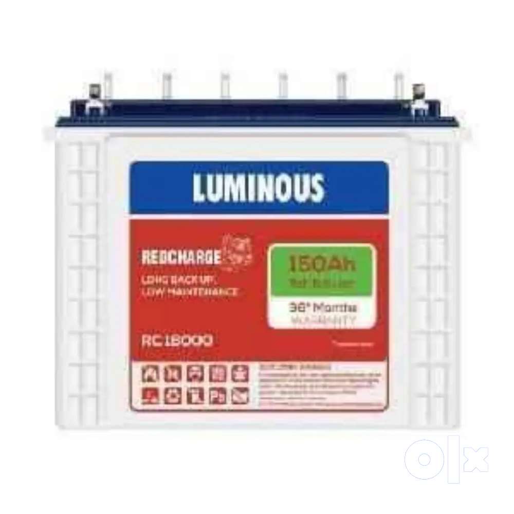 Brand New Luminous Inverter Battery at Lowest Price FREE DELIVERY