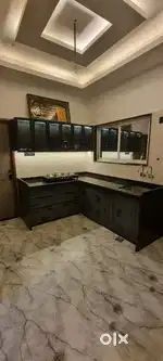 Ground florr 650 sq ft open hall and 1 st floor 2 bhk plan