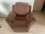 Brown Recliner sofa (3+1+1)