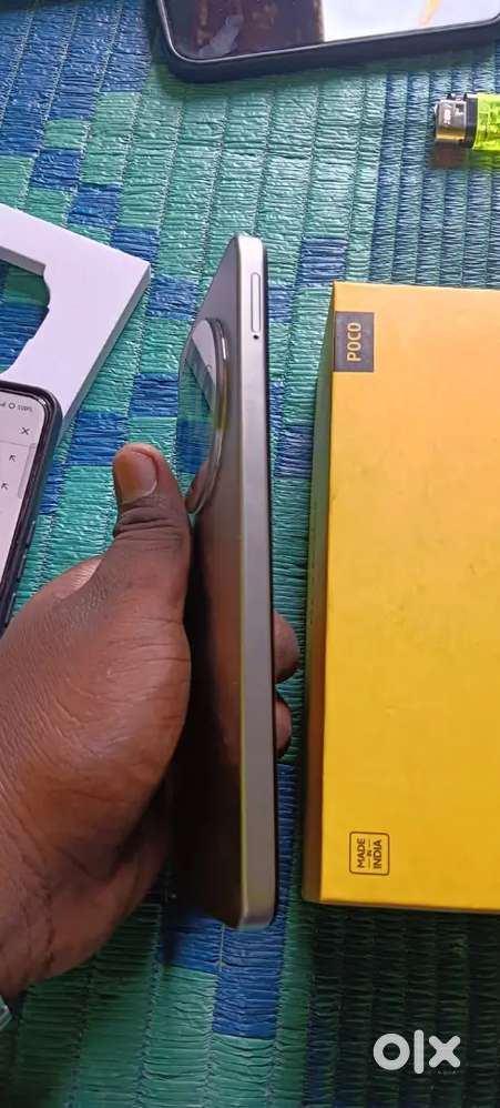 Poco c75 5g mobile (6 month) 4/64 bill charger