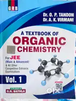 ORGANIC CHEMISTRY for JEE (mains & advanced)