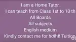 Home tutor