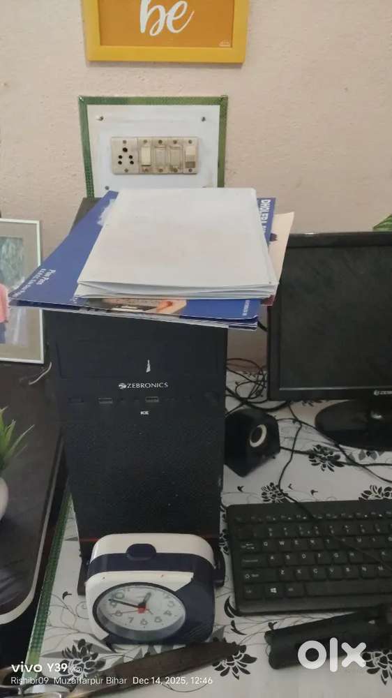 monitor, CPU , keyboard, mouse