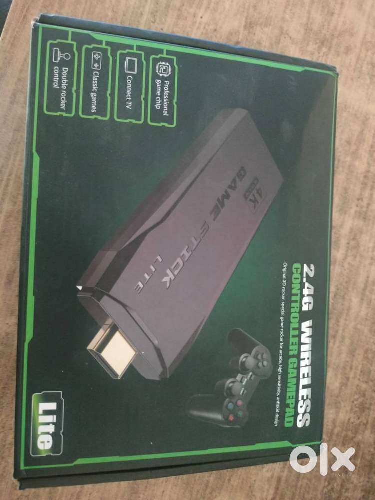 4K Game Stick Lite  2.4G Wireless Controller Gamepad  Plug & Play TV