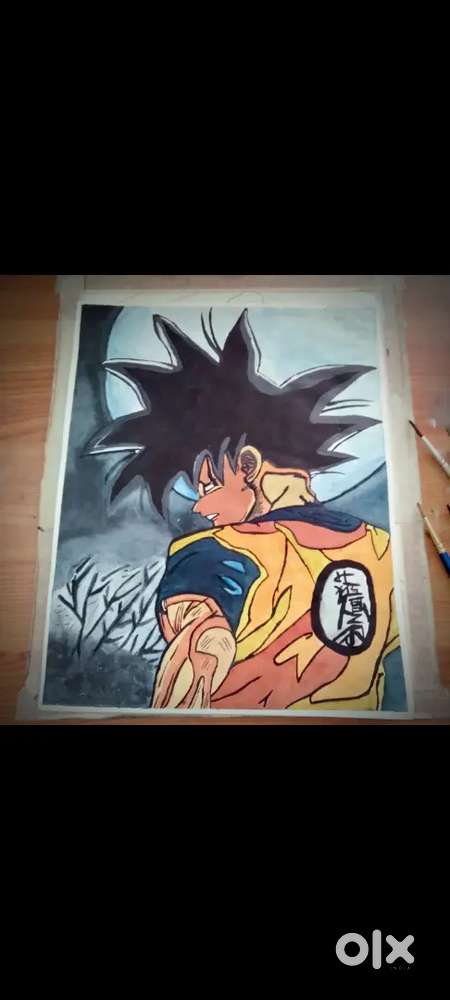 Goku painting