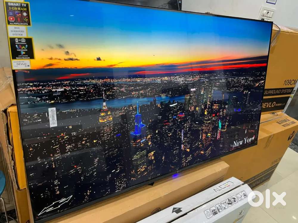 New box pack LED TV all sizes Smart Android 24 to 65 inch