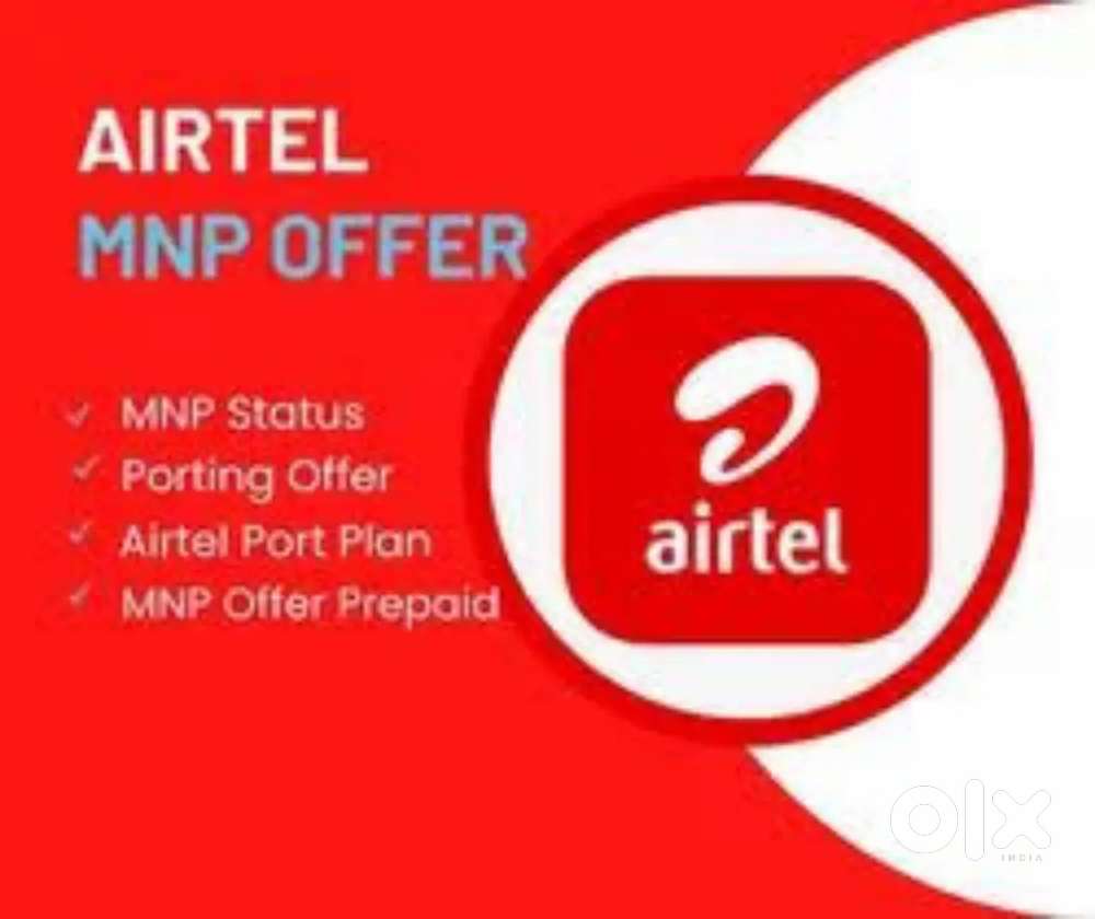 JIO VODAFONE IDEA BSNL TO AIRTEL PORT Free Delivery