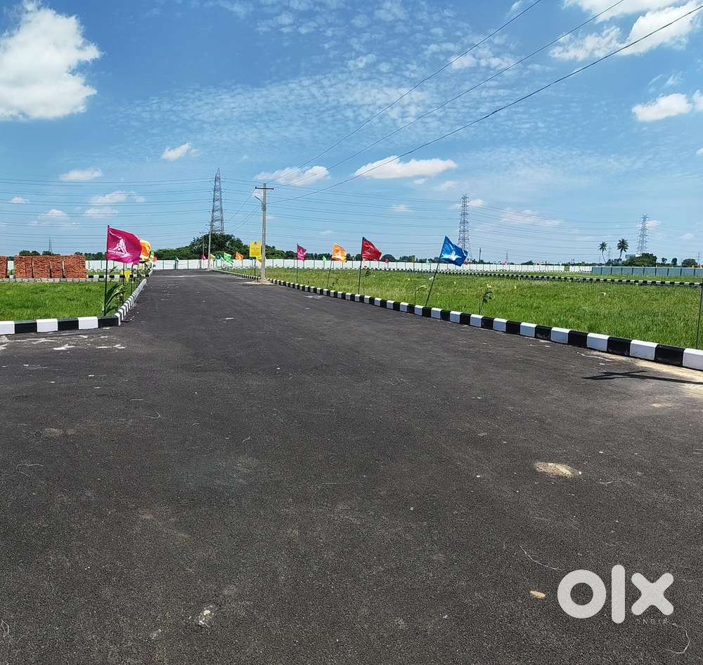 Dtcp and Rera approved plot for sale at redhills karanodai