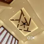 GYPSUM BOARD CEILING WORK INTERIOR CARPENTE PLYWOOD LABER PAINTING GLA