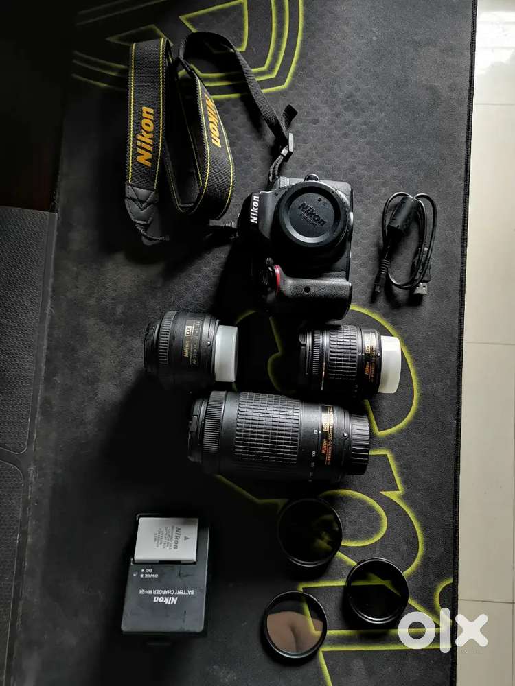 Nikon D5300 full kit with additional prime lens