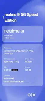 Realme 9i 5g (speed edition)