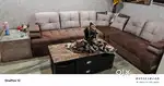 6 seater sofa with 2 center table