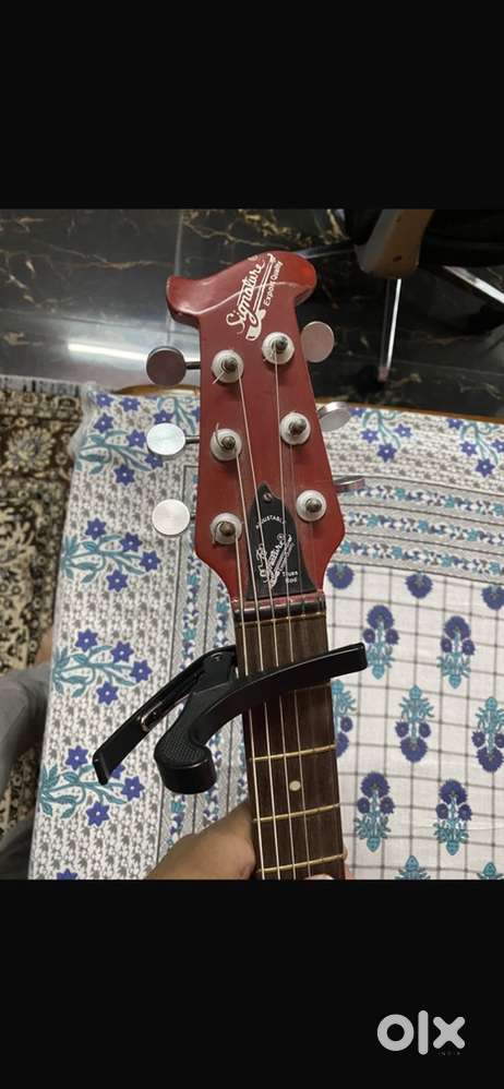 Signature Red Acoustic Guitar