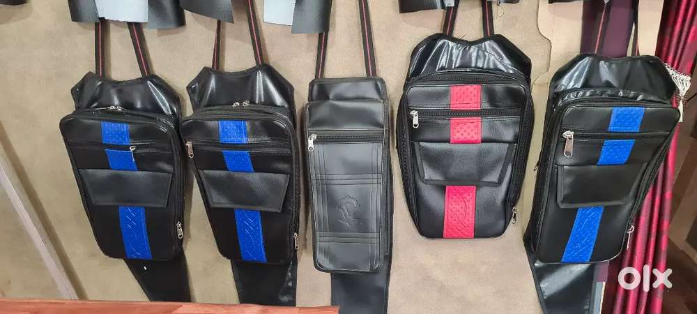 Premium custom seat covers and tank bags for two wheelers