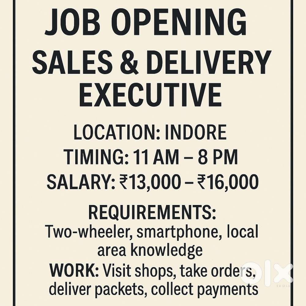 Sales & Delivery Executive